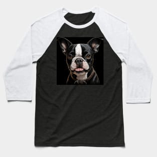 Cute Boston Terrier Lovers Dogs Boston Terrier Baseball T-Shirt